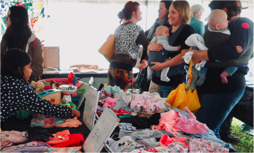 Clothing Swap at Planetary Health Day organised by Blue Mountains Parents for Climate