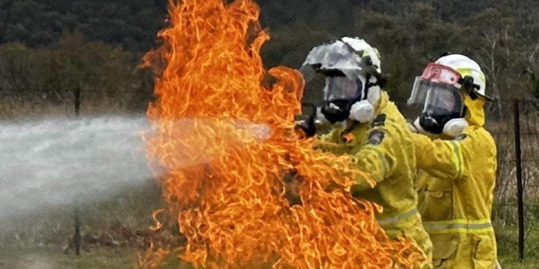 RFS volunteers in wentworth falls