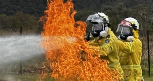 RFS volunteers in wentworth falls