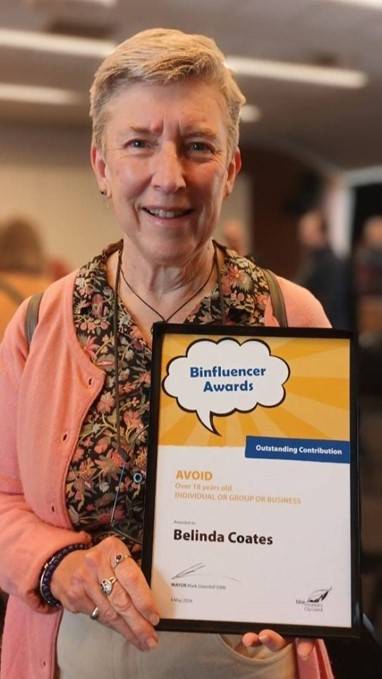 Belinda Coates’ focus on waste elimination saw her awarded a highly commended prize at 2024’s People of Binfluence Awards